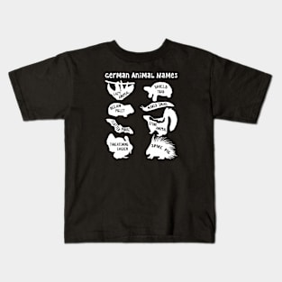 German Animal Names Kids T-Shirt